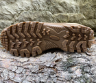 Ботинки кроссовки тактическая обувь облегченные (лето) натуральная гидрофобная кожа усиленная пятка и носок Койот 44 - изображение 6