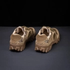 Ботинки кроссовки тактическая обувь облегченные (лето) натуральная гидрофобная кожа Койот 47 - изображение 5