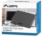 Rozdzielacz Lanberg HDMI 1x2 V2.0, 3D, 4K (SPV-HDMI-0002) - obraz 3