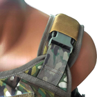 Військова тактична Плитоноска для плит 300х250мм та бічним камербандом для кевлару, CORDURA 500D, колір Мультикам - изображение 3
