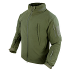 Тактичний софтшел із флісом утеплений Condor SUMMIT Soft Shell Jacket 602 Small, Олива (Olive) - зображення 2