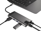 Hub USB-C NATEC Fowler Plus HDMI+USB Typ-A+USB Typ-C+Micro SD+SD (NMP-1690) - obraz 5