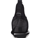 Тактическая нагрудная сумка Primo Sling однолямочная через плечо - Black - изображение 8