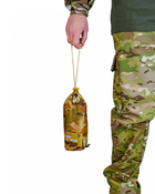 Тактичний військовий пончо, дощовик, плащ-намет з чохлом мультикам Brandit - зображення 4