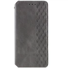 Шкіряний чохол книжка GETMAN Cubic (PU) для Samsung Galaxy A24 4G Grey