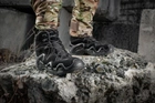 Водонепроницаемые ботинки (берцы) 45 размер (29 см) тактические (военные) треккинговые демисезонные Alligator Black (Черные) M-tac для ВСУ - изображение 2