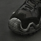 Водонепроникні черевики (берці) 45 розмір (29 см) тактичні (військові) трекінгові демісезонні Alligator Black (Чорні) M-tac для ЗСУ - зображення 6