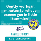 Краплі від кольків, симетикон дітям від народження Little Remedies Gas Relief Drops - зображення 4