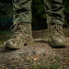 Водонепроницаемые ботинки (берцы) 47 размер (30,5 см) тактические (военные) треккинговые демисезонные Alligator Olive (Оливковые, Зеленые) M-tac - изображение 8