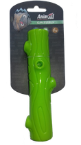 Игрушка AnimAll GrizZzly хрустящая палочка зелёная 16х3.5см