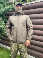 Куртка тактична SoftShell VOGEL Софтшел Оліва M - зображення 1