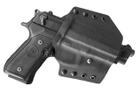 Поясная пластиковая (кайдекс) кобура A2TACTICAL для Beretta М9/92 черная (KD51) - изображение 1
