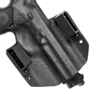 Поясна пластикова (кайдекс) кобура A2TACTICAL для Beretta М9/92 лівша чорна (KD51) - зображення 2