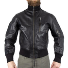 Куртка кожаная Бундесвер Sturm Mil-Tec Black 50 (Черный) - изображение 5