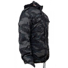 Куртка со съемной подкладкой Surplus Regiment M65 Jacket Surplus Raw Vintage Washed black camo L (Черный Камуфляж) - изображение 3