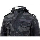 Куртка со съемной подкладкой Surplus Regiment M65 Jacket Surplus Raw Vintage Washed black camo L (Черный Камуфляж) - изображение 6