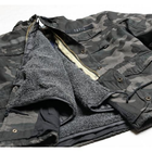 Куртка со съемной подкладкой Surplus Regiment M65 Jacket Surplus Raw Vintage Washed black camo L (Черный Камуфляж) - изображение 14