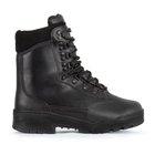 Ботинки кожаные Sturm Mil-Tec Black, 48.5 (Черный) Тактичекие - изображение 1