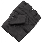 Кожаные рукавички без пальцев Sturm Mil-Tec Black M (Черный) Тактический - изображение 3