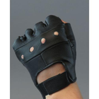 Кожаные рукавички без пальцев Sturm Mil-Tec Black M (Черный) Тактический - изображение 13
