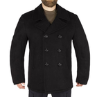 Морський бушлат US Navy pea coat (Америка) Sturm Mil-Tec Black 4XL (Чорний) - зображення 5