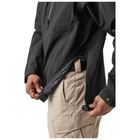 Куртка для штормової погоди Tactical Sabre 2.0 Jacket 5.11 Tactical Black 3XL (Чорний) Тактична - зображення 6