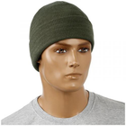 Шапка акрилова тонкої в'язки Beanie Cap Olive єдиний - изображение 7