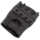 Перчатки без пальцев Sturm Mil-Tec Black S (Черный) Тактический - изображение 2