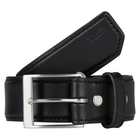 Пояс кожаный 5.11 Tactical Leather Casual Belt 5.11 Tactical Black M (Черный) - изображение 1