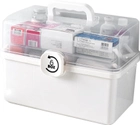 Аптечка-органайзер для лекарств MVM PC-16 размер M пластиковая Белая (PC-16 M WHITE)+Органайзер для таблеток MVM 7 дней PC-03 T пластиковый прозрачный (PC-03 T) - изображение 3