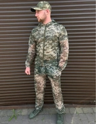 Маскировочный костюм сетка пиксель, Маскировочный летний костюм, Тактический маскировочный военный комплект 54р. - изображение 1