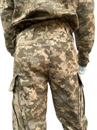 Тактичні штани статутні літні КЛП ЗСУ 54/6 Піксель - зображення 8