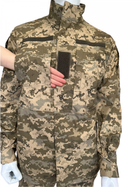Тактичний кітель статутний літній куртка військова КЛП ВСУ 54/4 Піксель - зображення 9