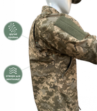 Тактический китель уставной летний КЛП ВСУ куртка военная 50/6 Пиксель - изображение 4