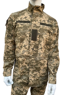 Тактичний кітель статутний літній куртка військова КЛП ВСУ 52/4 Піксель - зображення 6