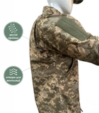 Тактичний кітель статутний літній куртка військова КЛП ВСУ 56/3 Піксель - зображення 4