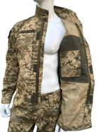 Тактический китель уставной летний КЛП ВСУ куртка военная 56/3 Пиксель - изображение 8