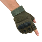 Тактичні рукавиці з відкритими пальцями, М - зображення 3