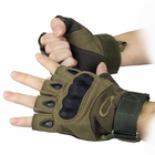 Тактичні рукавиці з відкритими пальцями, М - зображення 5