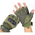 Тактические беспалые перчатки митенки, М - изображение 6