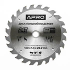 Диск пиляльний по дереву Apro 180x22.2 мм 24Т