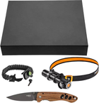 Набор подарочный Neo Tools фонарь 99-026, браслет туристический 63-140, складной нож (63-027) - изображение 3
