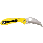 Ніж Spyderco Tasman Salt 2 Serrator Yellow (C106SYL2) - зображення 2