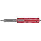 Нож Microtech Dirac Double Edge Stonewash Distressed Red (225-10DRD) - изображение 1