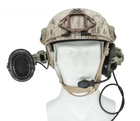 Активні навушники Earmor M32 MOD3 + Кріплення на шолом "Чебурашка" OD/Олива - зображення 4