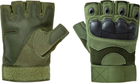 Перчатки тактические короткопалые UAD ЗЕВС L с защитой Олива (UAD0030L) - изображение 1