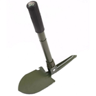 Складна лопата, туристична лопата для кемпінгу, міні лопата, саперна лопата Shovel Mini + чохол. Колір зелений - зображення 8