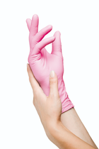 Рукавички нітрілові Medicom Safetouch Extended Pink, рожеві, розмір S, арт. 1172-TG-B - зображення 3