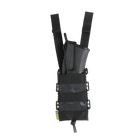 Жесткий усиленный тактический подсумок GU Single Mag Pouch, черный мультикам - изображение 1