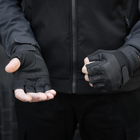 Беспалые перчатки армейские защитные охотничьи Черные M (Kali) - изображение 8